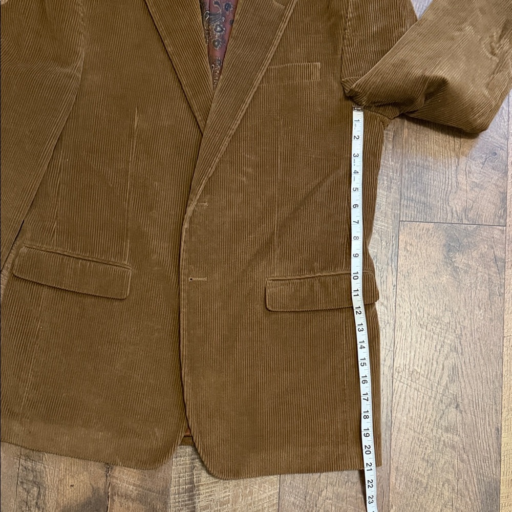 Lauren Ralph Lauren Tan Corduroy Blazer - Picture 10 of 15